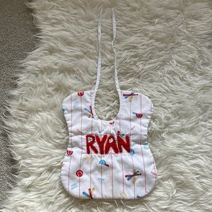 Vintage Embroidered Ryan Baseball Bib (90’s)